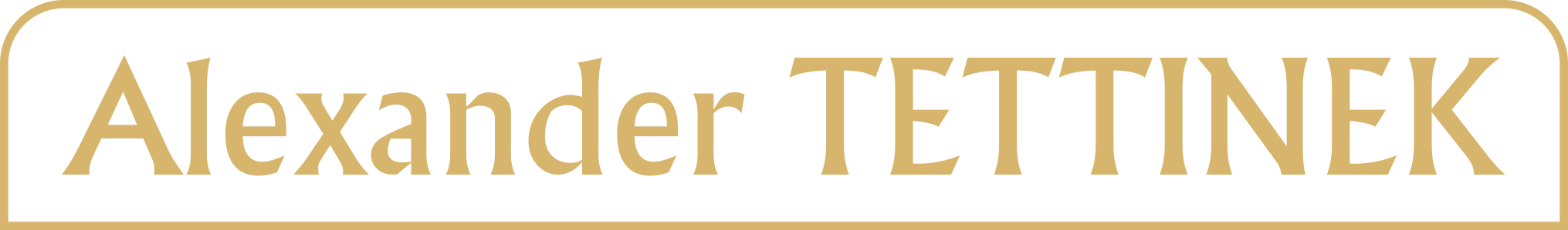 Wortlogo: Alexander TETTINEK